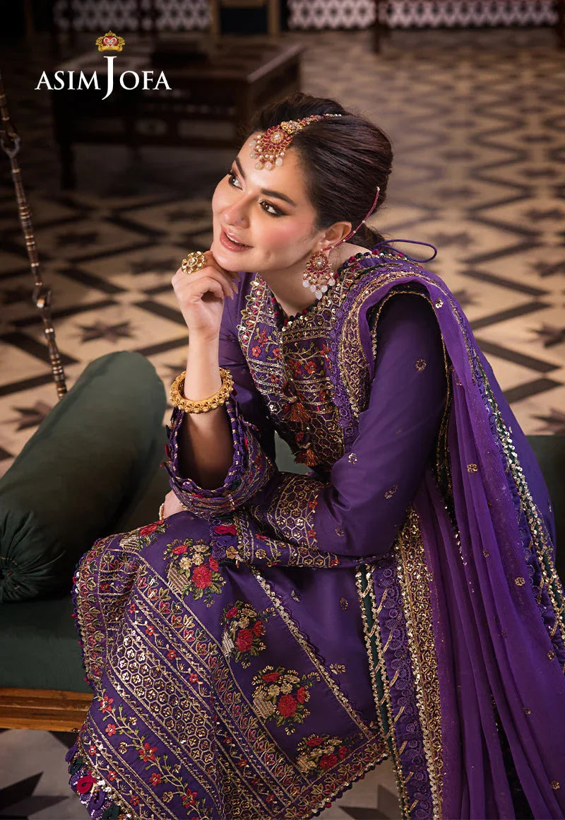 Asim Jofa | Fasana e Ishq Eid Luxury Lawn | AJFI-16 - Aqsa Fabrics