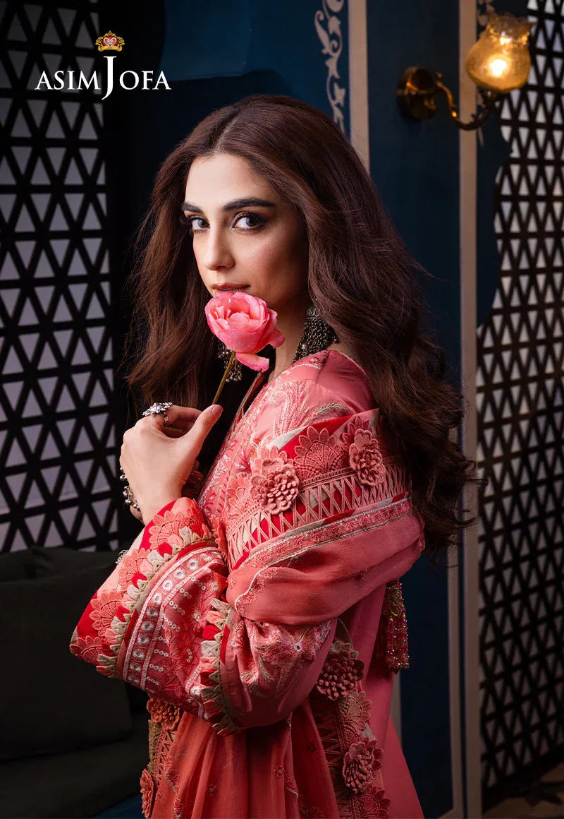 Asim Jofa | Fasana e Ishq Eid Luxury Lawn | AJFI-07 - Aqsa Fabrics