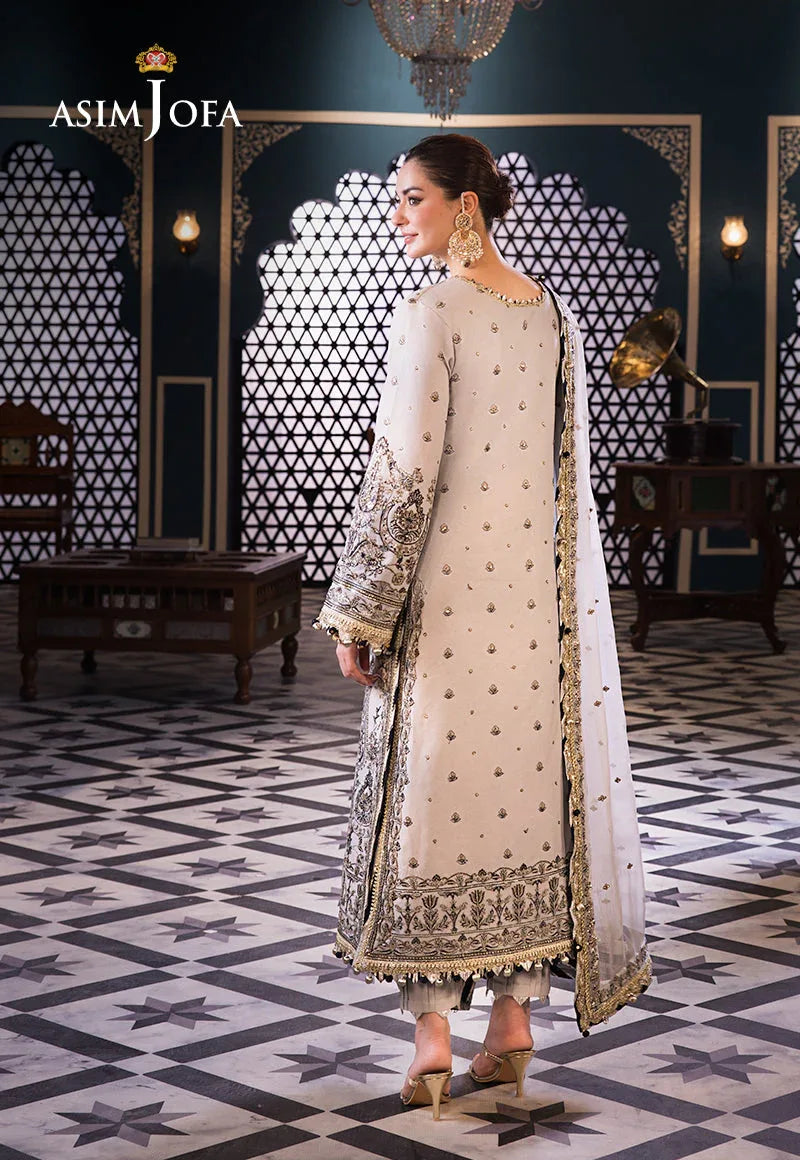 Asim Jofa | Fasana e Ishq Eid Luxury Lawn | AJFI-28 - Aqsa Fabrics