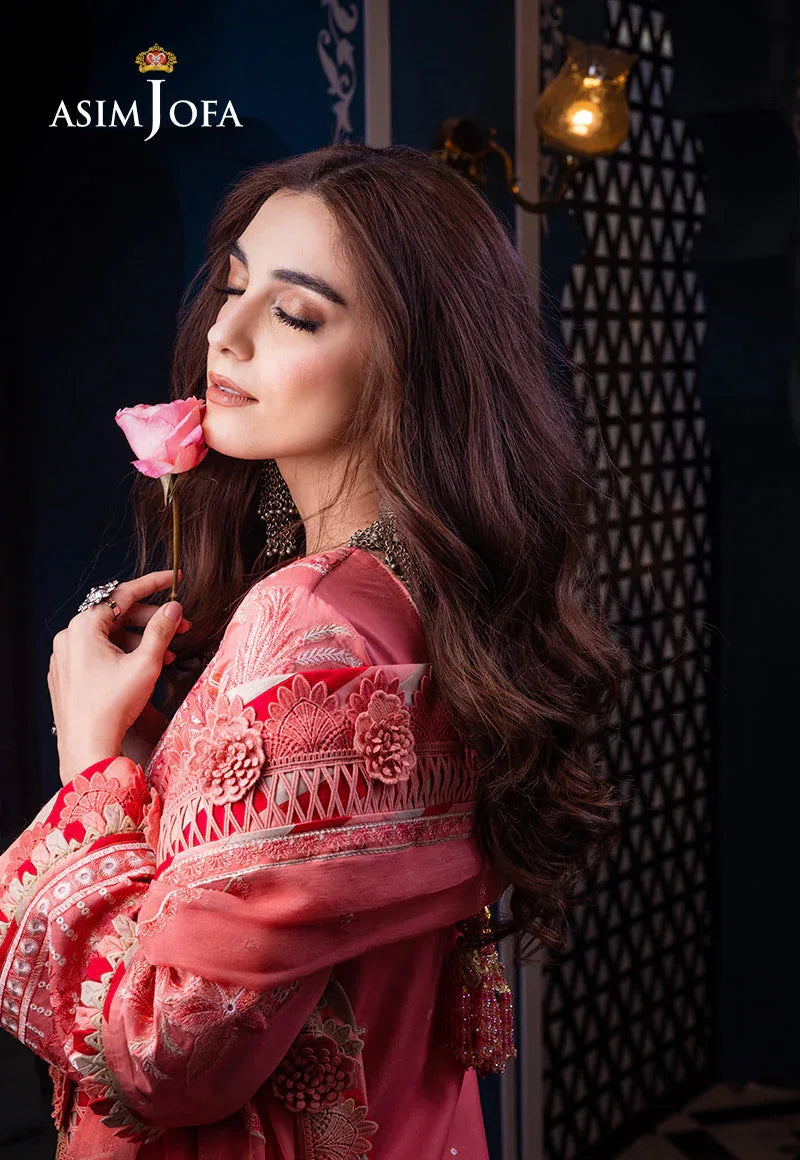 Asim Jofa | Fasana e Ishq Eid Luxury Lawn | AJFI-07 - Aqsa Fabrics