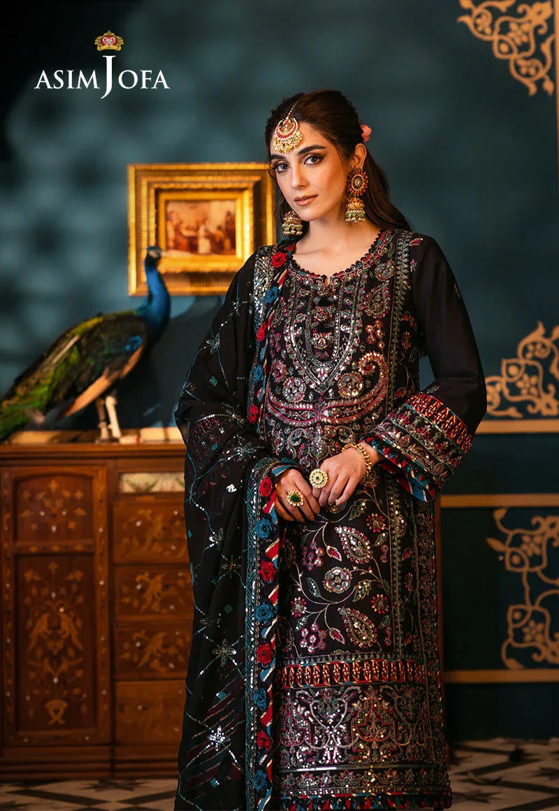 Asim Jofa | Fasana e Ishq Eid Luxury Lawn | AJFI-14 - Aqsa Fabrics