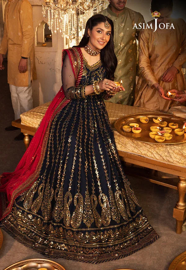 Asim Jofa | Shehnai Festive Collection | AJSH-10 - Aqsa Fabrics