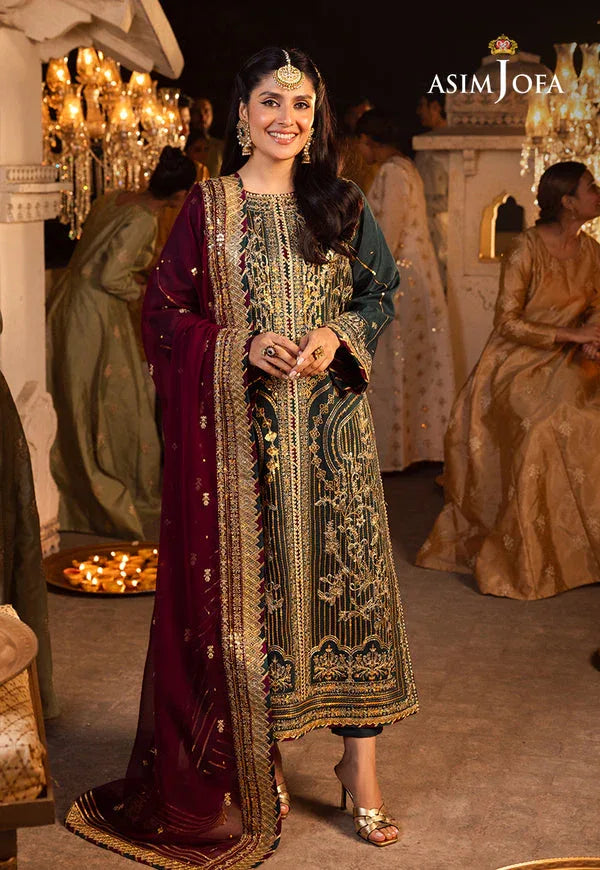 Asim Jofa | Shehnai Festive Collection | AJSH-20 - Aqsa Fabrics