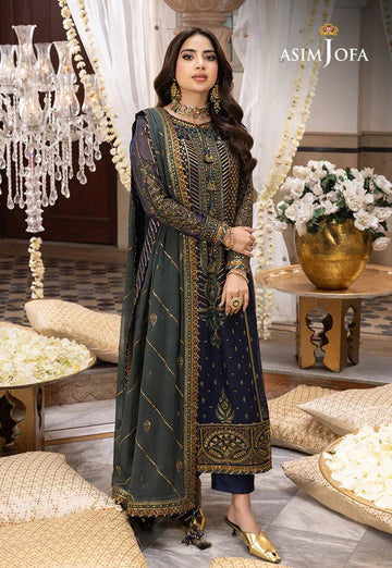 Asim Jofa | Shehnai Festive Collection | AJSH-12 - Aqsa Fabrics