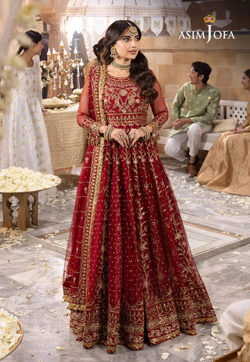 Asim Jofa | Shehnai Festive Collection | AJSH-06 - Aqsa Fabrics