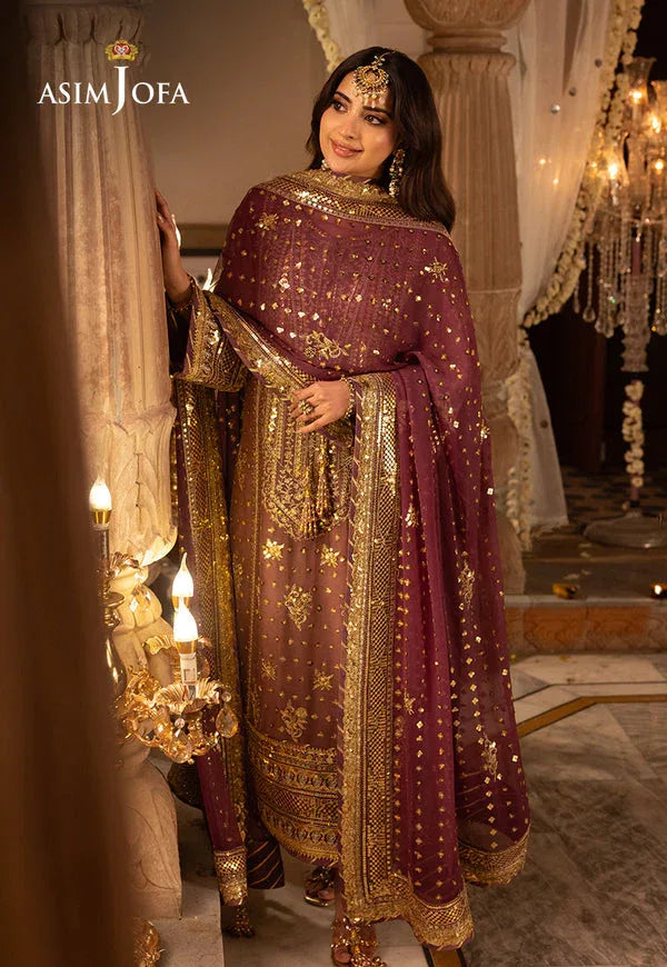 Asim Jofa | Shehnai Festive Collection | AJSH-17 - Aqsa Fabrics