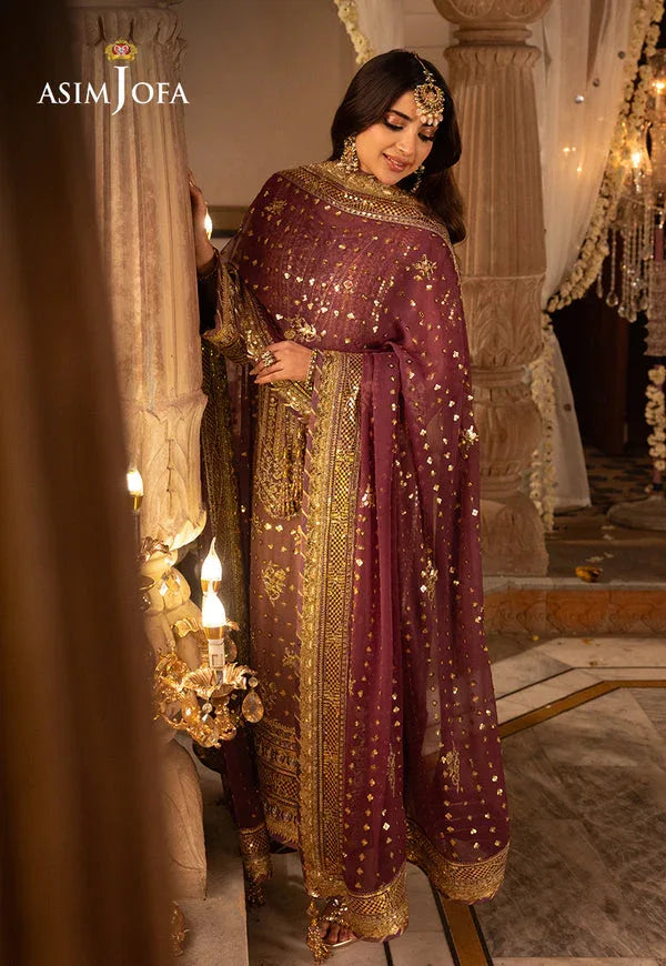 Asim Jofa | Shehnai Festive Collection | AJSH-17 - Aqsa Fabrics