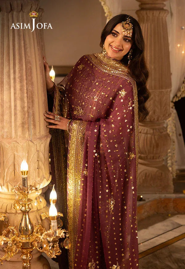 Asim Jofa | Shehnai Festive Collection | AJSH-17 - Aqsa Fabrics