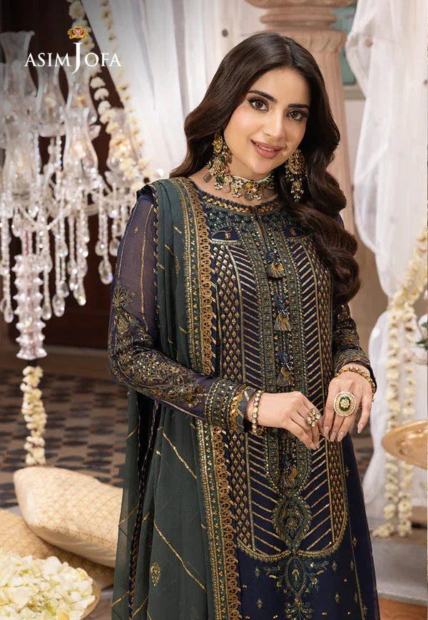 Asim Jofa | Shehnai Festive Collection | AJSH-12 - Aqsa Fabrics