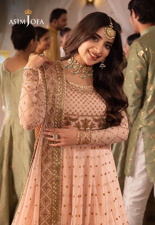 Asim Jofa | Shehnai Festive Collection | AJSH-15 - Aqsa Fabrics