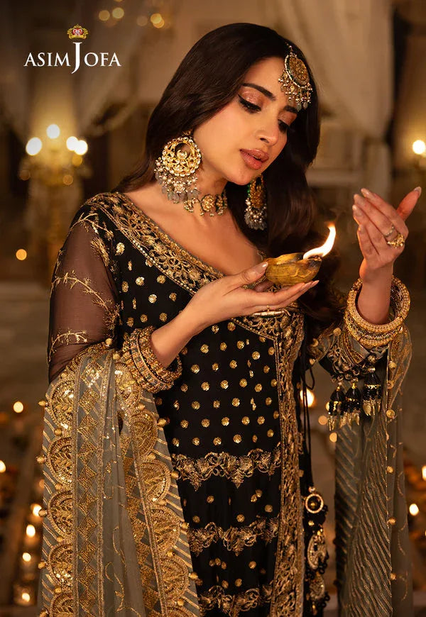 Asim Jofa | Shehnai Festive Collection | AJSH-05 - Aqsa Fabrics