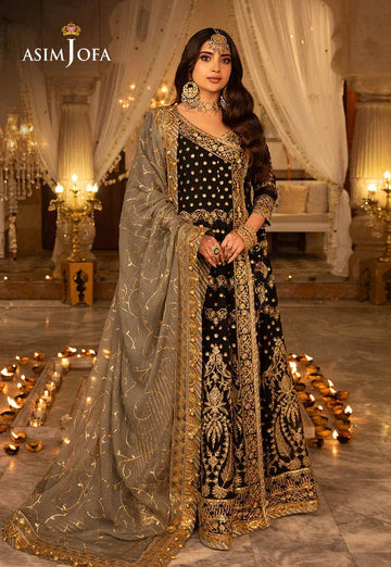 Asim Jofa | Shehnai Festive Collection | AJSH-08 - Aqsa Fabrics
