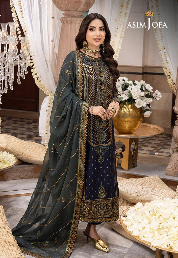 Asim Jofa | Shehnai Festive Collection | AJSH-12 - Aqsa Fabrics