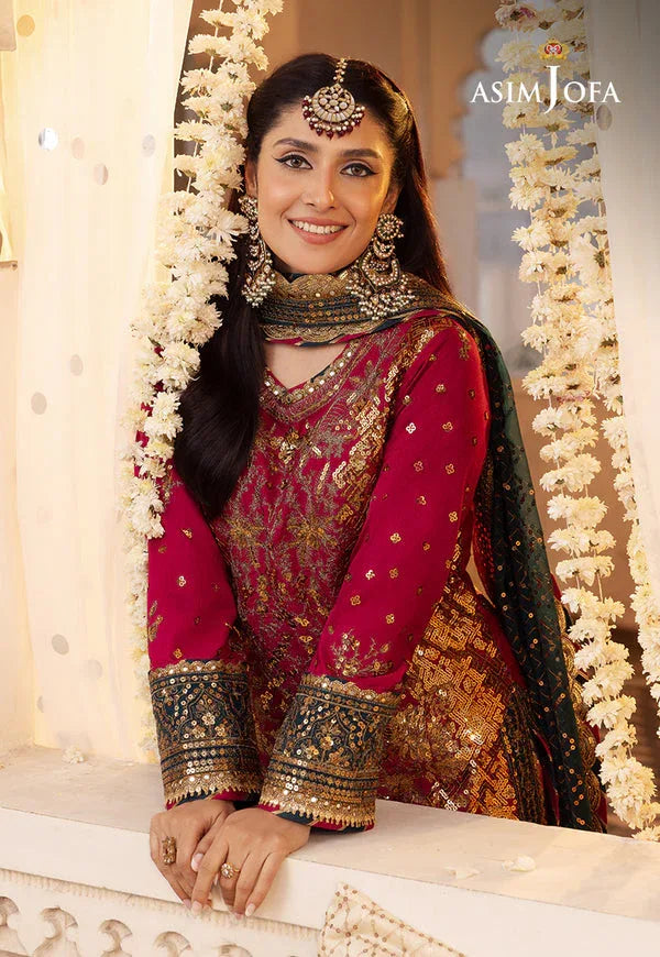 Asim Jofa | Shehnai Festive Collection | AJSH-19 - Aqsa Fabrics