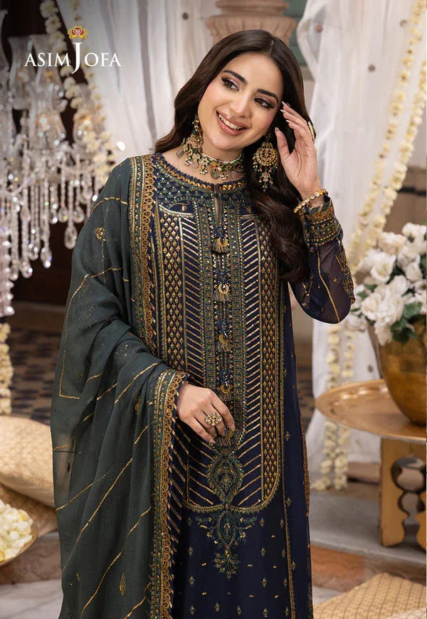 Asim Jofa | Shehnai Festive Collection | AJSH-12 - Aqsa Fabrics