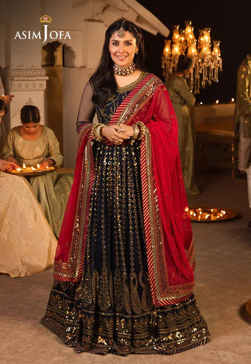 Asim Jofa | Shehnai Festive Collection | AJSH-10 - Aqsa Fabrics