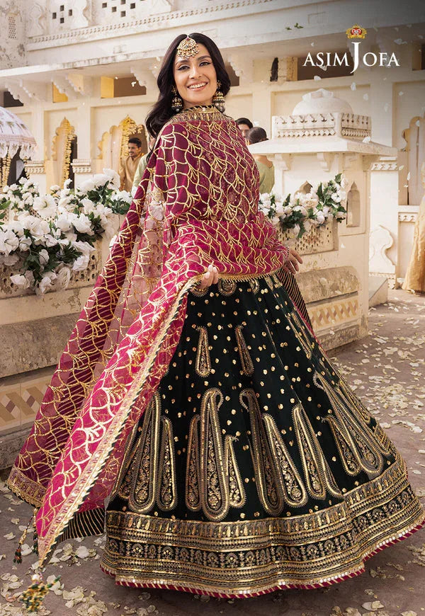 Asim Jofa | Shehnai Festive Collection | AJSH-11 - Aqsa Fabrics