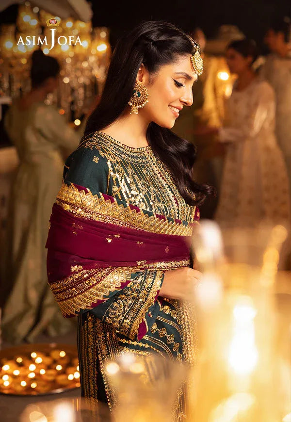 Asim Jofa | Shehnai Festive Collection | AJSH-20 - Aqsa Fabrics