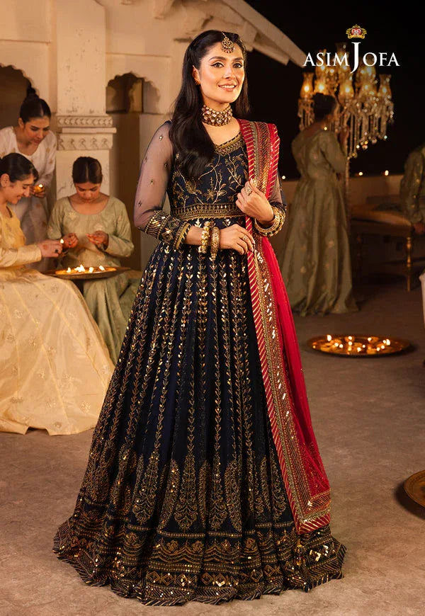 Asim Jofa | Shehnai Festive Collection | AJSH-10 - Aqsa Fabrics