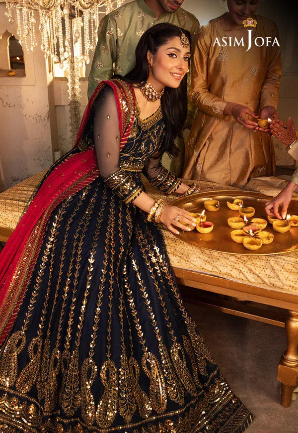 Asim Jofa | Shehnai Festive Collection | AJSH-10 - Aqsa Fabrics