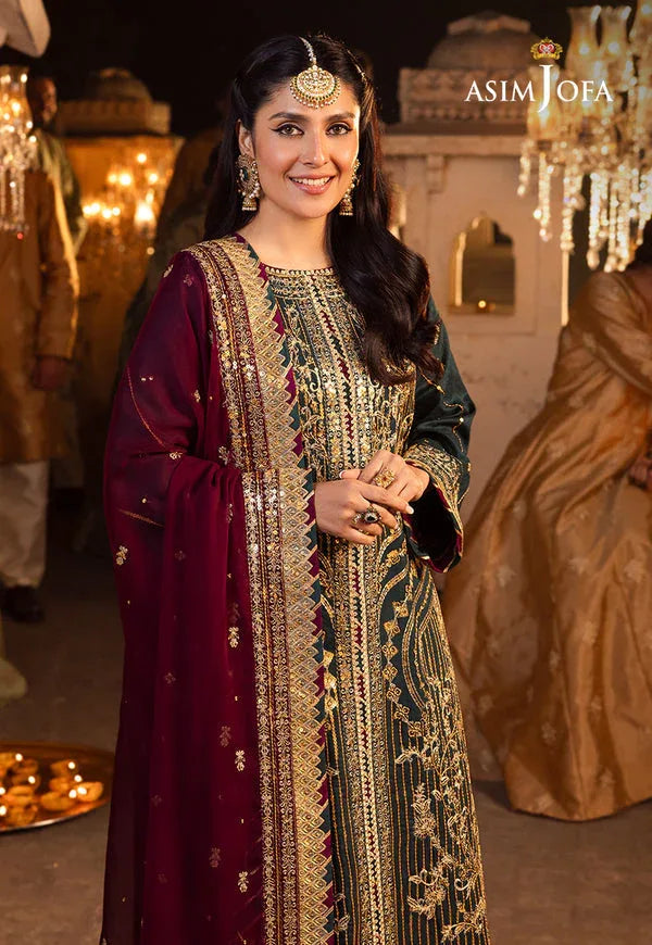 Asim Jofa | Shehnai Festive Collection | AJSH-20 - Aqsa Fabrics