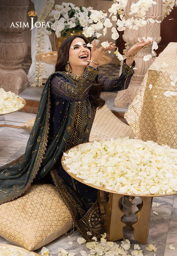 Asim Jofa | Shehnai Festive Collection | AJSH-12 - Aqsa Fabrics