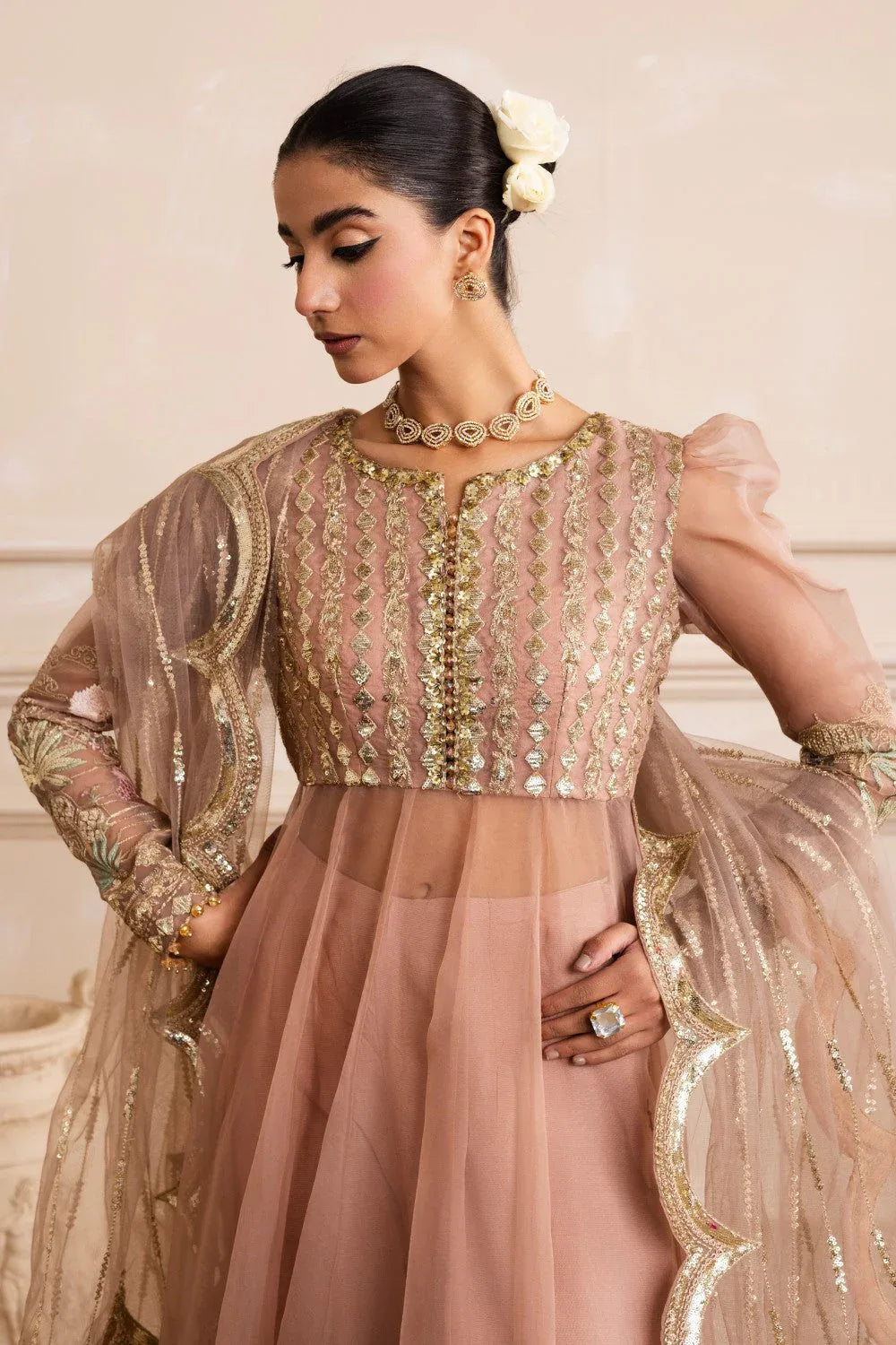 Maryum N Maria | Izara Formals | AZITA - MW40032 - Aqsa Fabrics