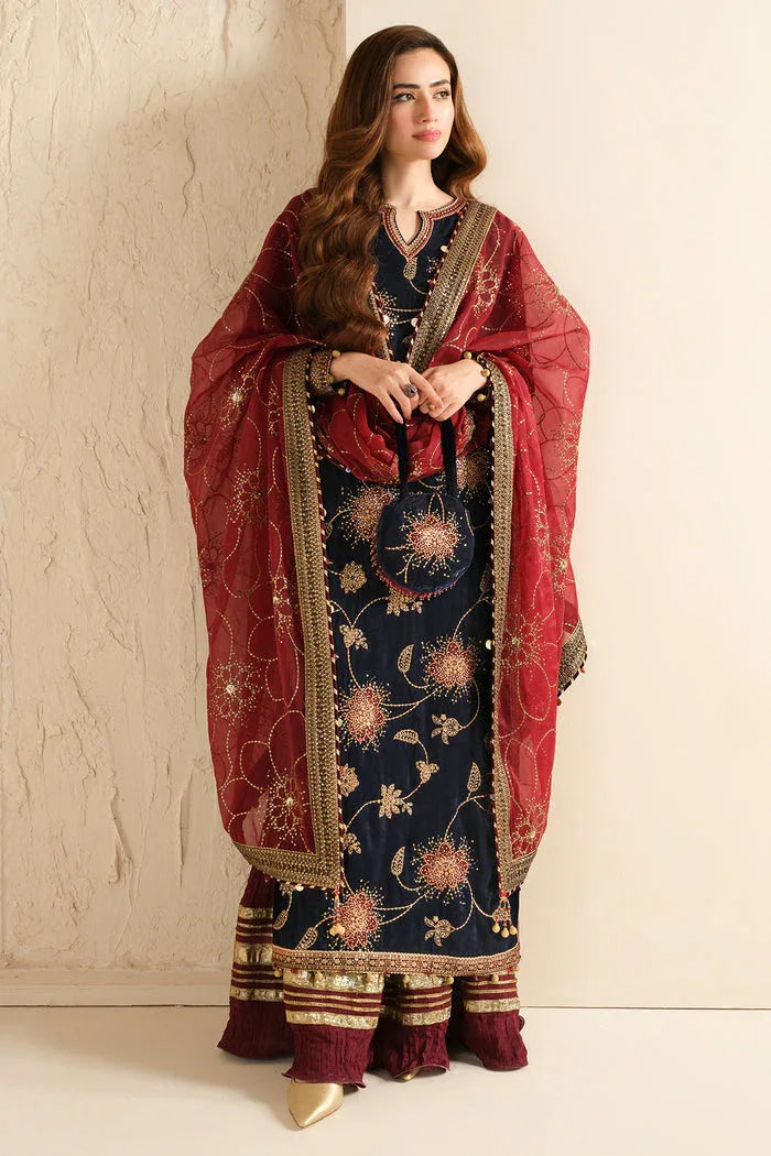 Jazmin | Velvet Edit 24 | VF-2040 - Aqsa Fabrics