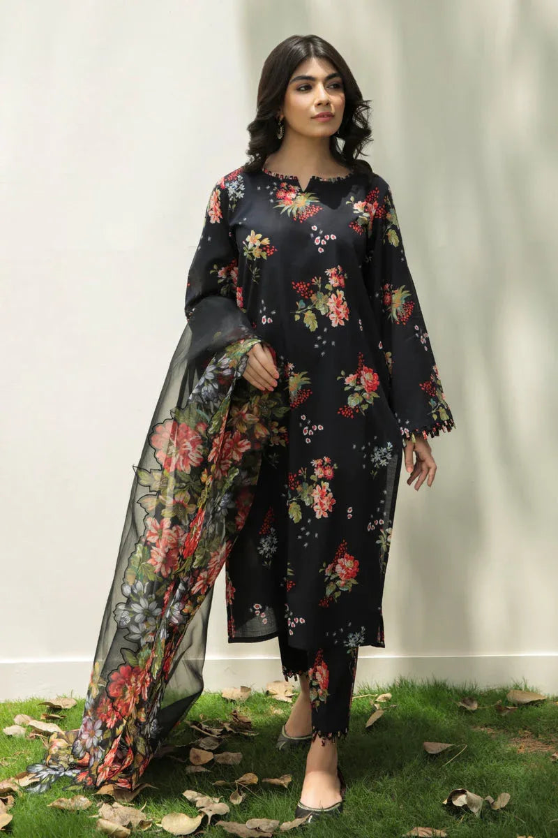 Baroque | Lawn Collection 24 | UF-208 - Aqsa Fabrics