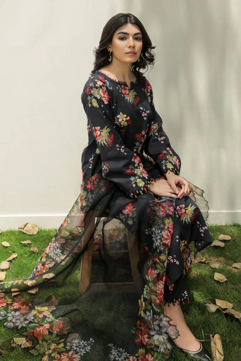 Baroque | Lawn Collection 24 | UF-208 - Aqsa Fabrics