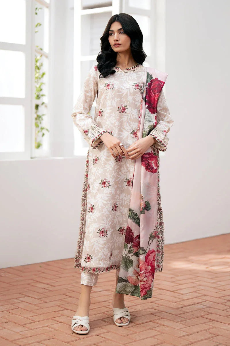 Baroque | Lawn Collection 24 | UF-535 - Aqsa Fabrics