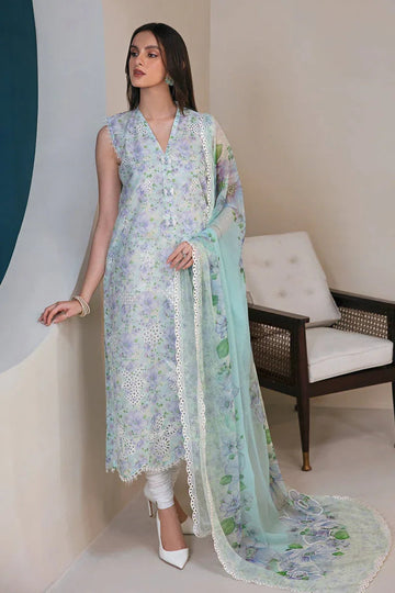 Baroque | Lawn Collection 24 | UF-357 - Aqsa Fabrics