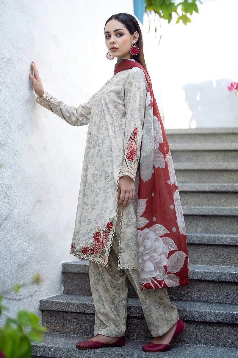 Baroque | Lawn Collection 24 | UF-549 - Aqsa Fabrics