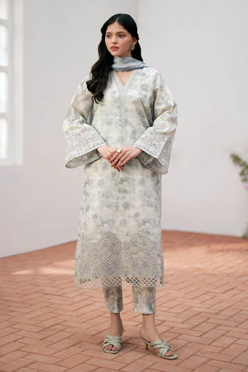 Baroque | Lawn Collection 24 | UF-536 - Aqsa Fabrics
