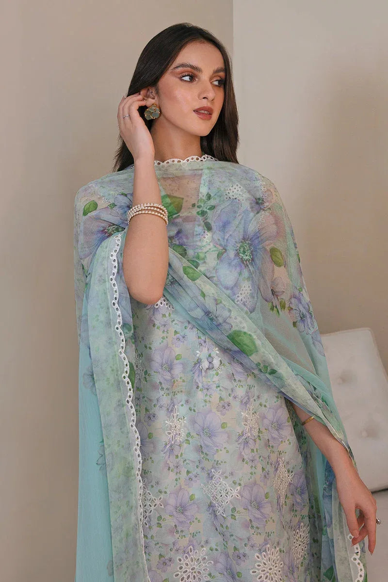 Baroque | Lawn Collection 24 | UF-357 - Aqsa Fabrics