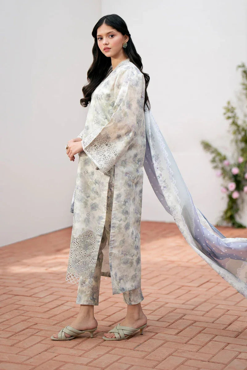 Baroque | Lawn Collection 24 | UF-536 - Aqsa Fabrics