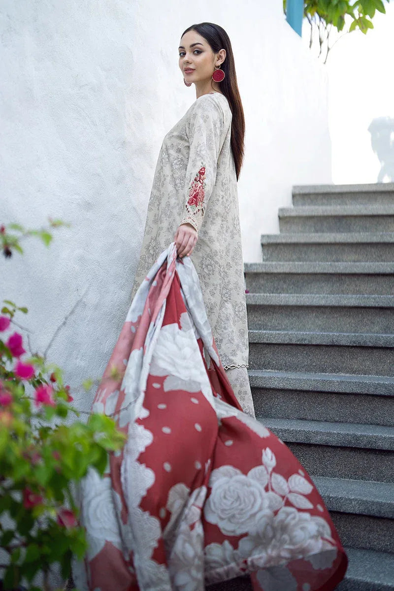 Baroque | Lawn Collection 24 | UF-549 - Aqsa Fabrics