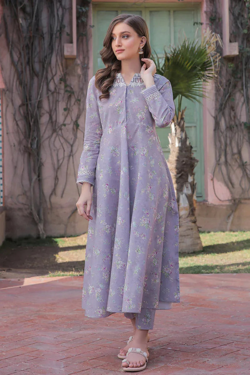 Baroque | Lawn Collection 24 | UF-324 - Aqsa Fabrics