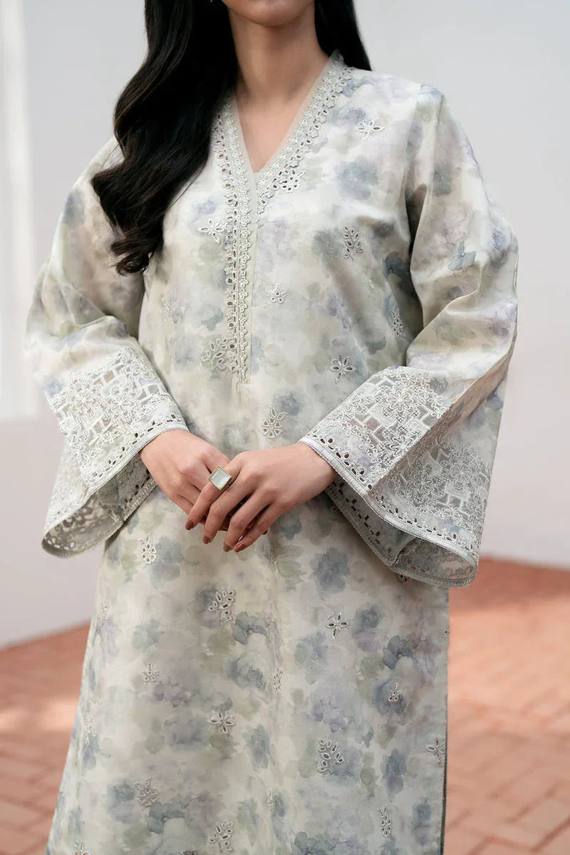 Baroque | Lawn Collection 24 | UF-536 - Aqsa Fabrics
