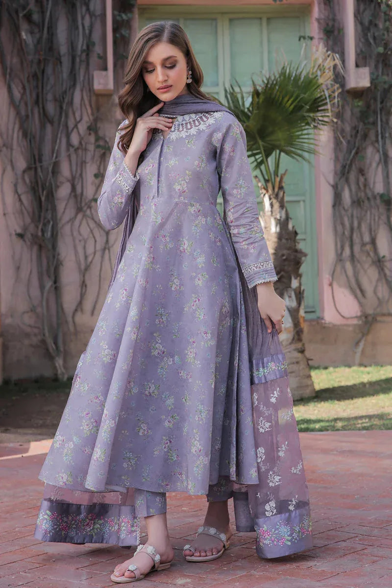 Baroque | Lawn Collection 24 | UF-324 - Aqsa Fabrics