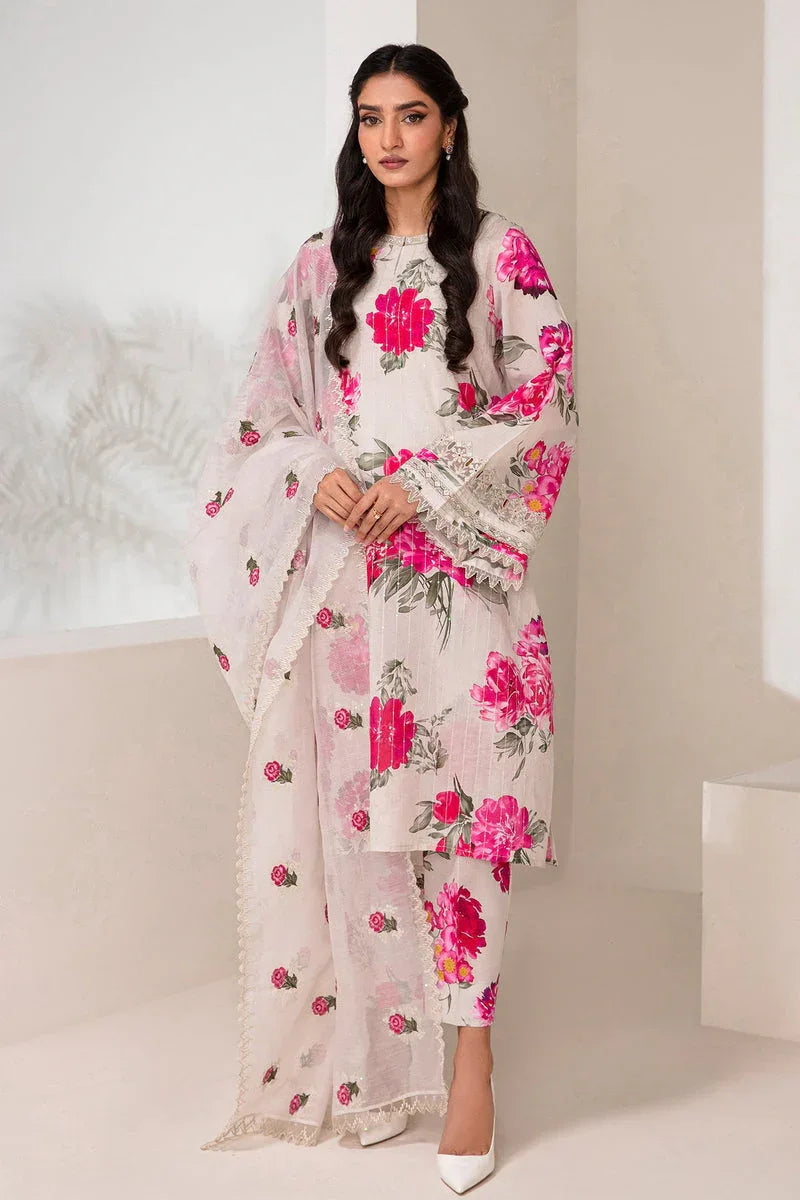 Baroque | Lawn Collection 24 | UF-347 - Aqsa Fabrics