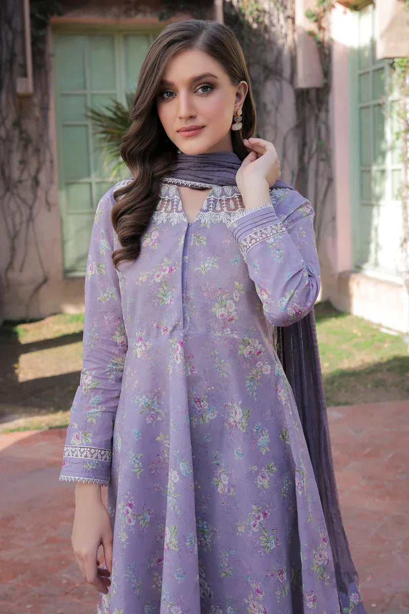 Baroque | Lawn Collection 24 | UF-324 - Aqsa Fabrics
