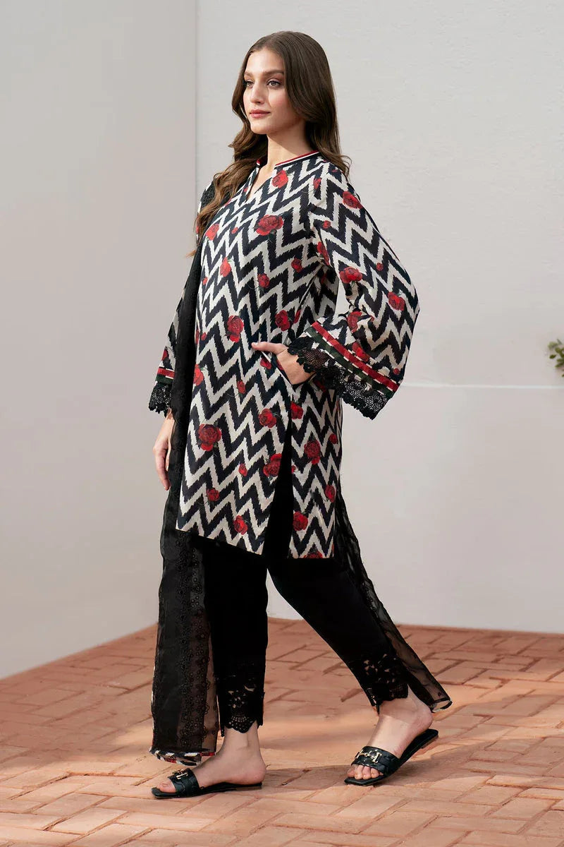 Baroque | Lawn Collection 24 | UF-537 - Aqsa Fabrics