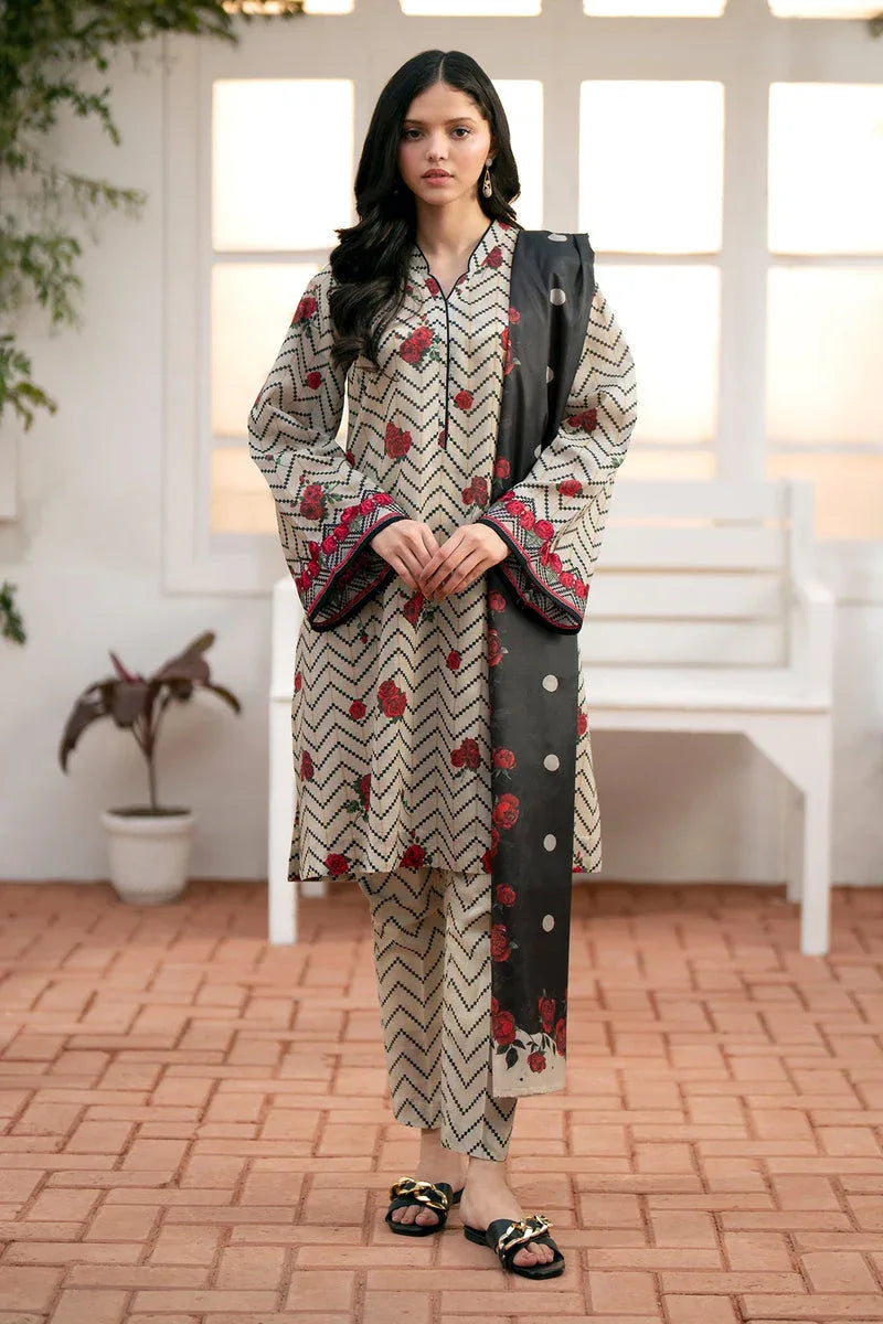 Baroque | Lawn Collection 24 | UF-539 - Aqsa Fabrics