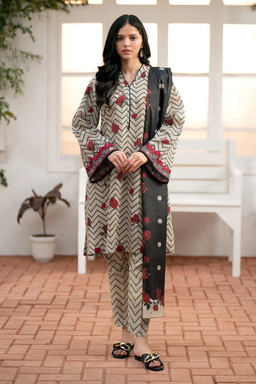 Baroque | Lawn Collection 24 | UF-539 - Aqsa Fabrics