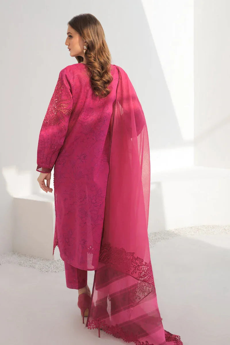 Baroque | Lawn Collection 24 | UF-308 - Aqsa Fabrics