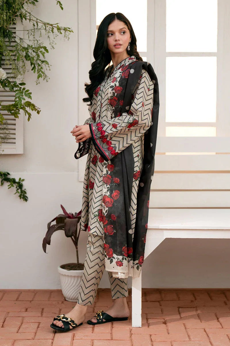 Baroque | Lawn Collection 24 | UF-539 - Aqsa Fabrics