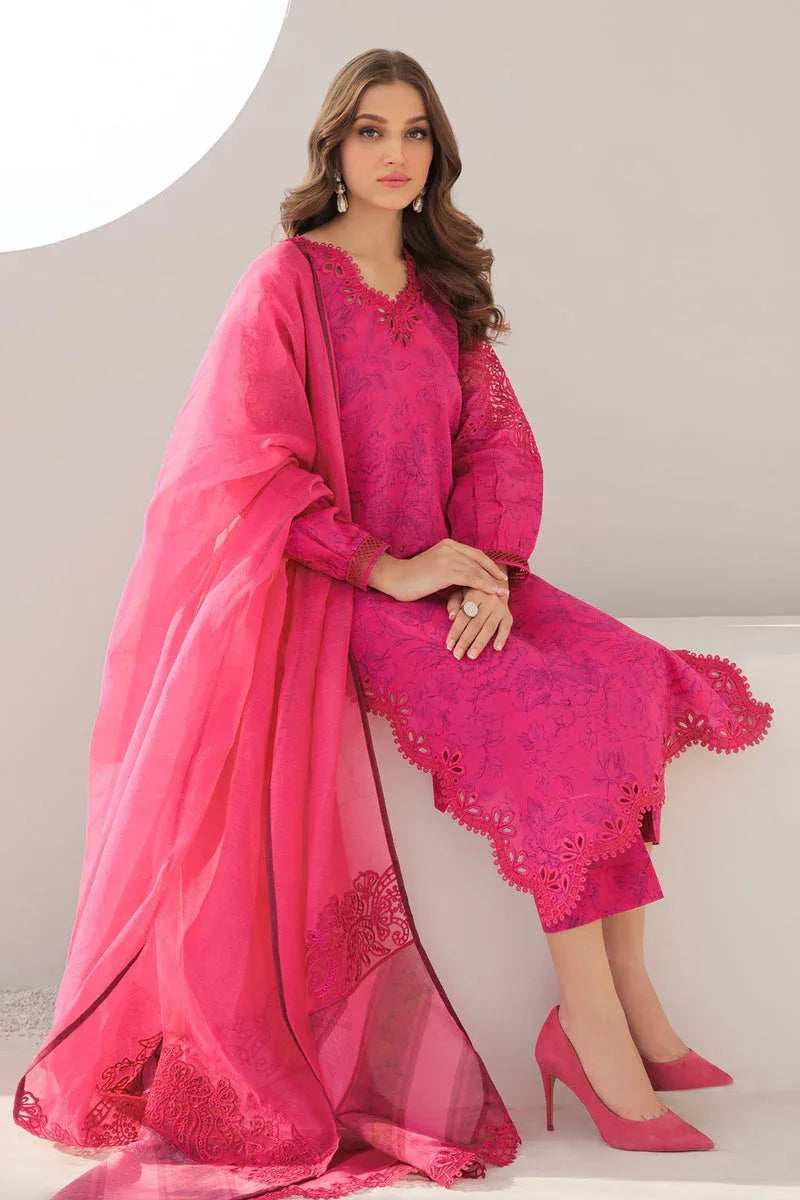 Baroque | Lawn Collection 24 | UF-308 - Aqsa Fabrics