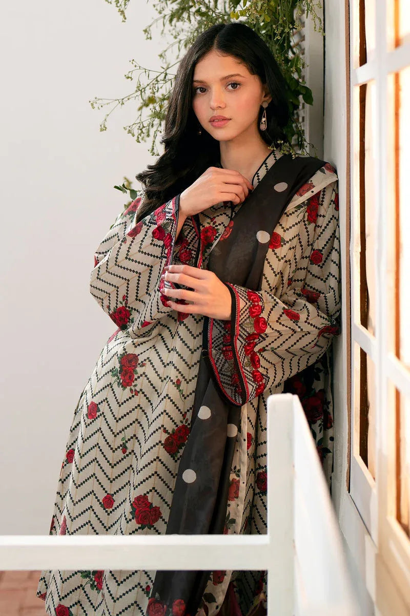 Baroque | Lawn Collection 24 | UF-539 - Aqsa Fabrics