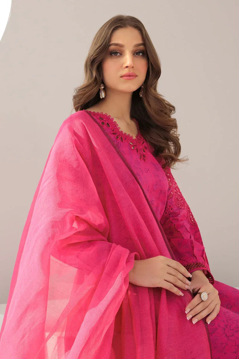Baroque | Lawn Collection 24 | UF-308 - Aqsa Fabrics